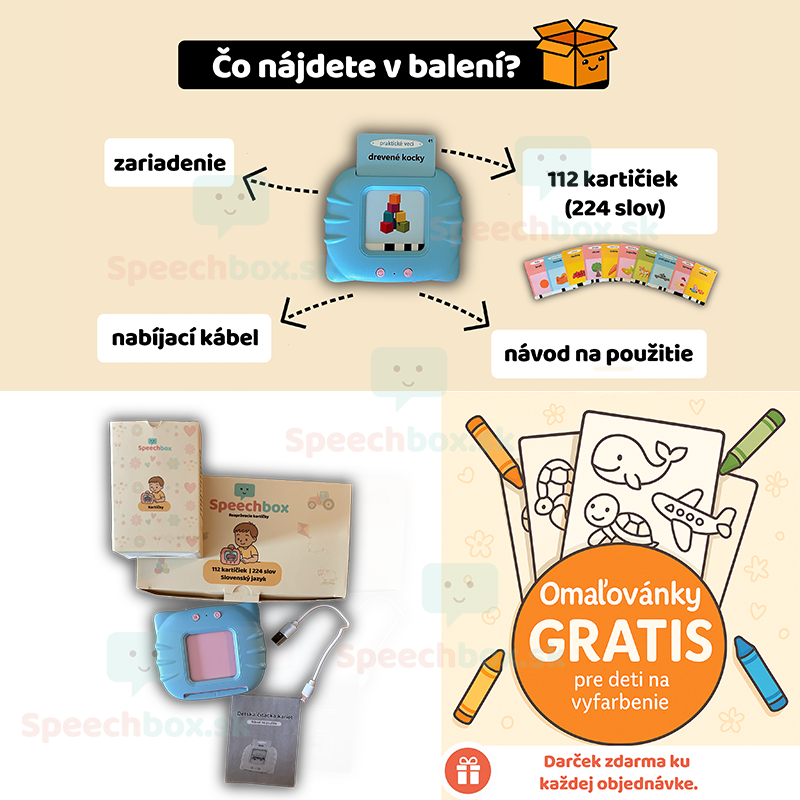 Speechbox - Hovoriace kartičky na rozvoj reči