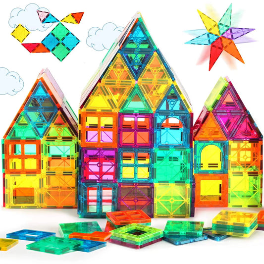 Farebná magnetická stavebnica 80 dielikov