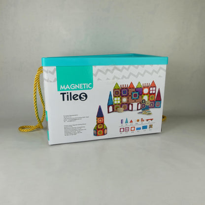 Magnetická stavebnica pre deti 80 dielikov - Montessori Kreatívna hračka